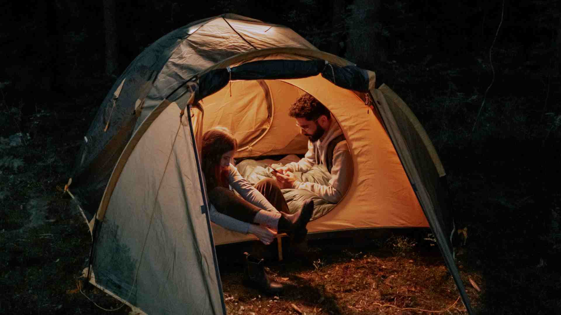 camping con familia en parque nacional conguillío