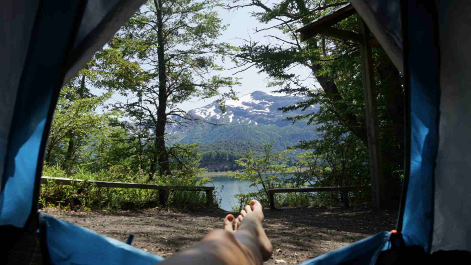 acampar en el parque nacional conguillío